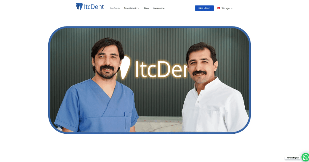 ItcDent — Ağız ve Diş Sağlığı Kliniği Web Sitesi