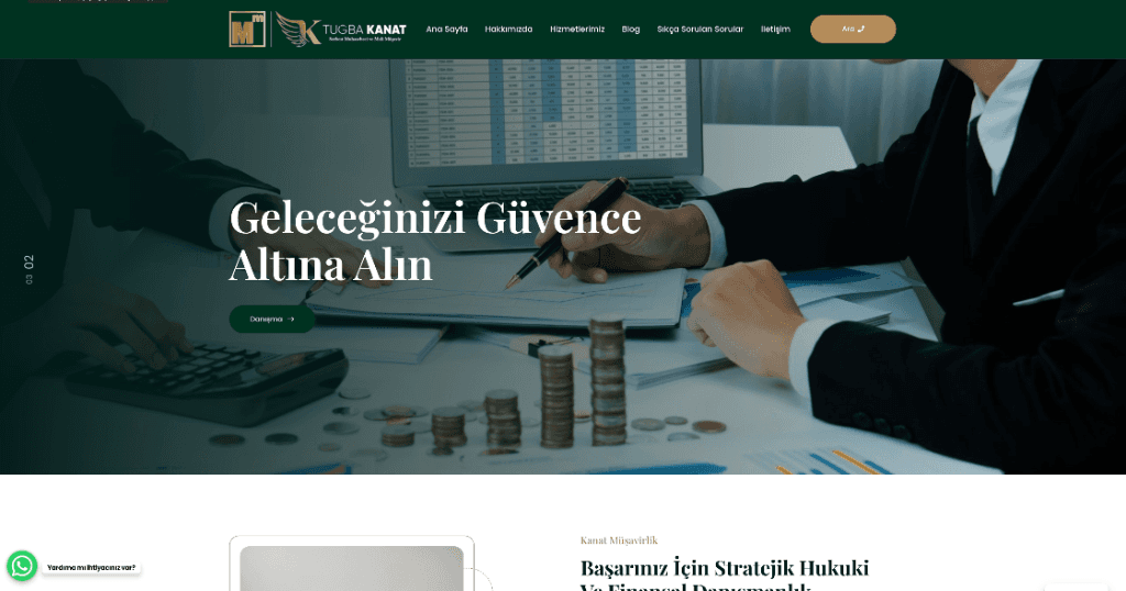 Kanat Müşavirlik — Mali Müşavirlik & Danışmanlık Web Sitesi