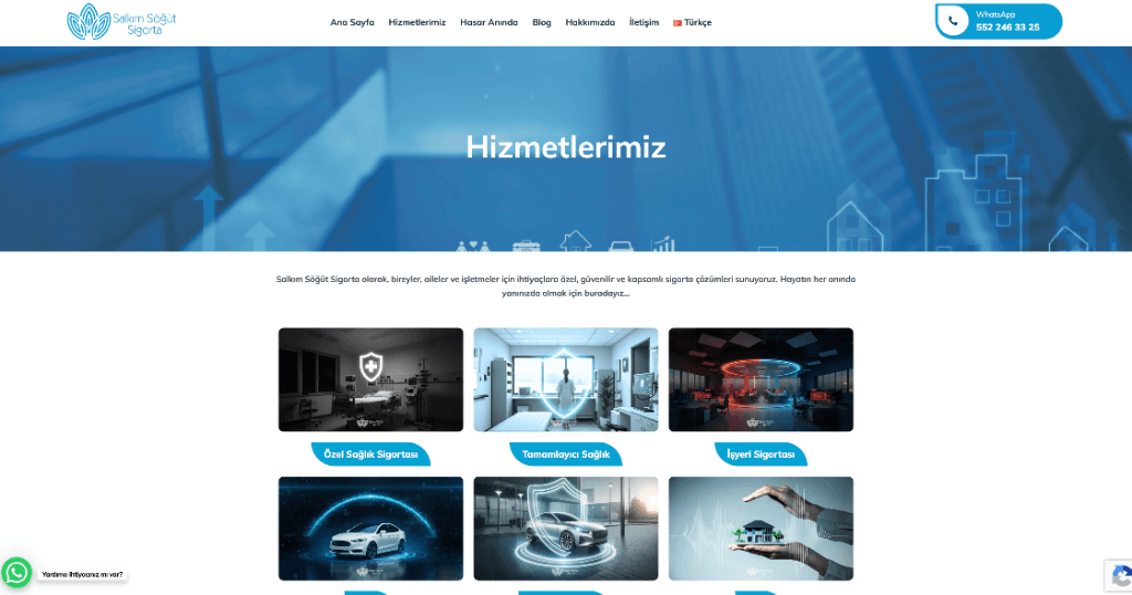 Salkım Söğüt Sigorta — Bireysel & Kurumsal Sigorta Acenteliği Web Sitesi