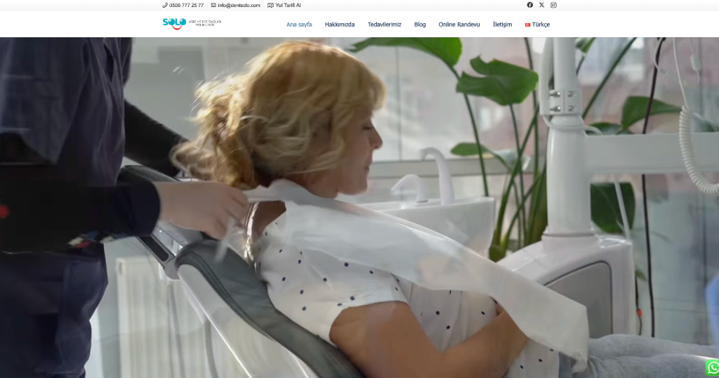 SoloDent — Ağız ve Diş Sağlığı Polikliniği Web Sitesi