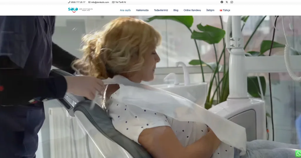 SoloDent ÔÇö A─ş─▒z ve Di┼ş Sa─şl─▒─ş─▒ Poliklini─şi Web Sitesi