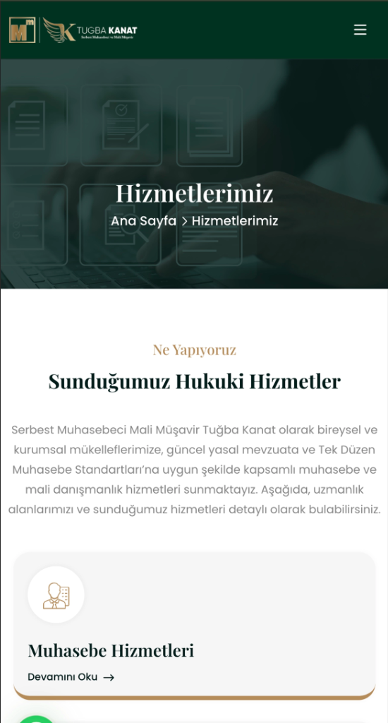 ItcDent Diş Kliniği Mobil Görünüm 1